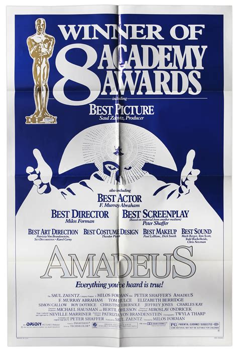 how many academy awards did amadeus win
